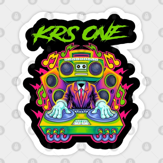 KRS-ONE RAPPER Sticker by Tronjoannn-maha asyik 